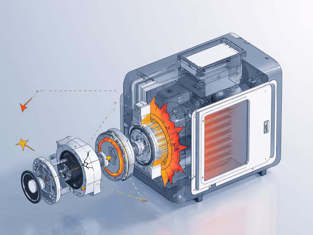 vibration_stress_points_on_electric_cooler_compressor_mounts_and_door_seals_showing_micro-movement_damage