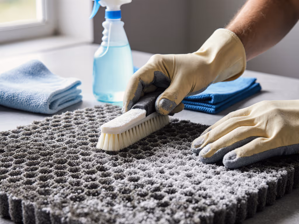 evaporative_cooler_pad_cleaning_and_mineral_deposit_removal